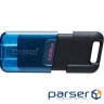 Флеш-накопичувач USB3.2 128GB Type-C Kingston DataTraveler 80 M Blue/Black (DT80M/128GB)