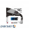 Флеш-накопичувач USB3.2 128GB Type-C Kingston DataTraveler 80 M Blue/Black (DT80M/128GB)