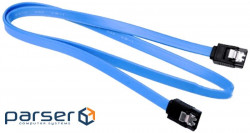 Cable Serial ATA 0.4 m, with clips, blue (S0642)