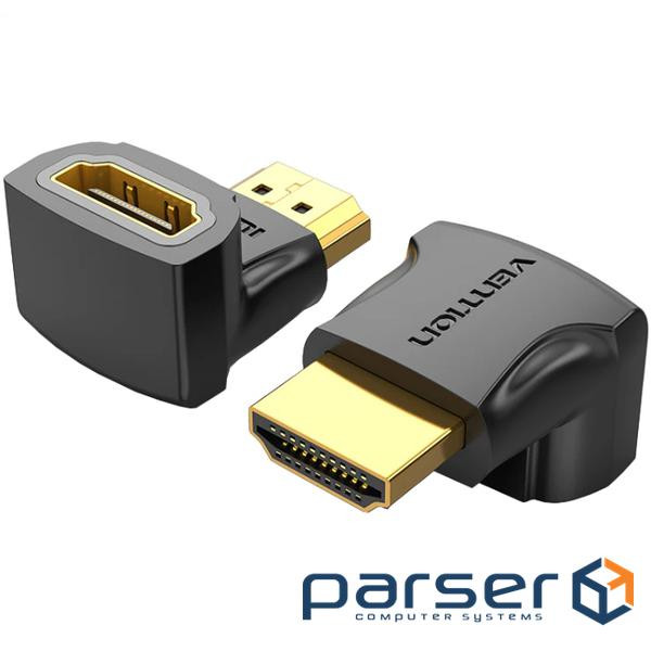 Адаптер кутовий VENTION Up 90 HDMI Black (AIOB0)
