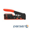 Інструмент HT-718 для обтискання, RJ-45 (8P8C) та RJ-12 (6P6C), 6P / 8P + обрізка наскрізних конекто