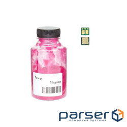 Тонер + чіп Canon MF651/655/657, LBP631/633, Magenta, 35 г / 1250 копій, AHK (50000374) , AHK (50000374)