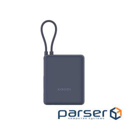 Зовн_АКБ Xiaomi 10000mAh 33W Integrated Cable(BHR9341GL)син 
