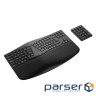 Клавіатура HP 960 BLK Ergonomic split-zone UA Black (7E755AA)