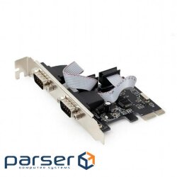 Контролер PCIe to COM 2 ports Gembird (SPC-22)