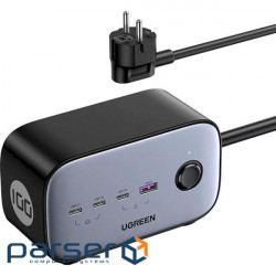 Charger with built-in socket UGREEN CD270 DigiNest Pro 100W (60167)