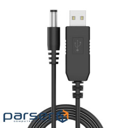 Кабель живлення USB to DC 5.5x2.1mm 12V Grand-X (RC-12B)