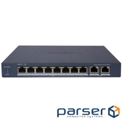 Коммутатор 8 портов управляемый Hikvision DS-3E1510P-EIV2 POE