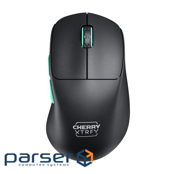 Миша Cherry Xtrfy M64, WL/USB-A, RGB, чорний (CX-M64W-BLACK)