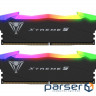 Модуль памяти PATRIOT Viper Xtreme 5 RGB Matte Black DDR5 7800Mhz 32GB Kit 2x16GB (PVXR532G78C38K)