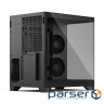 Корпус ATX без БЖ, чорний, Pop2 Vision FRACTAL DESIGN Pop 2 Vision Black (FD-C-POV2A-01)