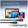 Дата кабель USB-C to USB-C 2.0m 3A 60W textured PVC black ColorWay (CW-CBPDCC095-BK)