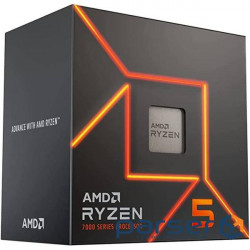 Процессор AMD Ryzen 5 7600 w/Wraith Stealth 3.8GHz AM5 (100-100001015BOX)