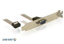 Body strap COM / DB9-> PinHeader bracket, 0.30m Slot Bracket 10pin D = 6.0mm, HQ (78.01.4430-250)