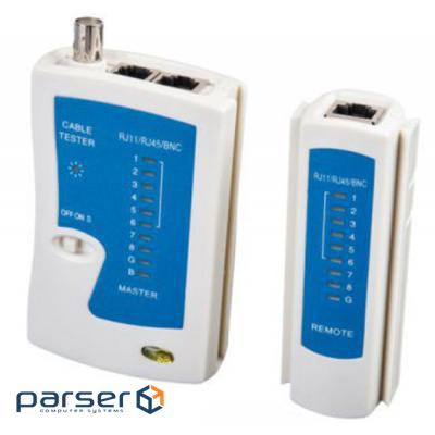 Тестер кабельний RJ-45, RJ-12, RJ-11, COAXIAL Kingda (KD-CT006)