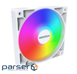 Набір із трьох вентиляторів для корпусу 120MM GF120 V2 ARGB PWM 3I1(W) MONTECH