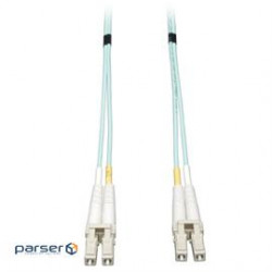10Gb Duplex Multimode 50/125 OM3 LSZH Fiber Patch Cable, (LC/LC) - Aqua, 20M (65-ft) (N820-20M)