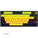LORGAR KBP7075W, Wireless 75% Mechanical Gaming Keyboard Pro, Black/yellow, EN (LRG-KBP7075W-YL-US)