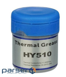 Паста термопровідна HY-510 10g, банку, Grey, >1,93W / m-K, <0.225&de (HY-510 / 10)