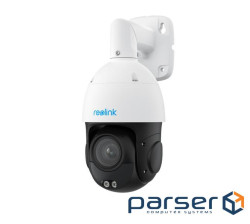 8МП вулична поворотна IP відеокамера з подвійним підсвічуванням, мікрофоном та SD карткою (YT41951)