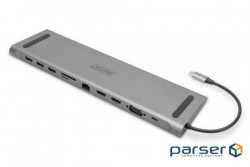 Докстанція DIGITUS USB-C, 11 Port, 4K (DA-70898)