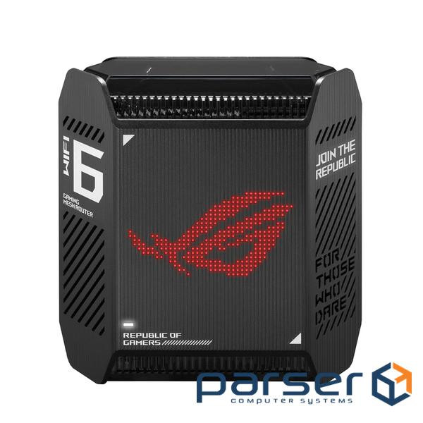 Бездротовий маршрутизатор Asus ROG Rapture Gaming Mesh System GT6 (1PK black) (AX1000 (GT6(B-1-PK))