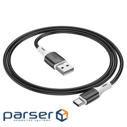 Кабель Borofone BX79, Type-C-USB, 2.4A, довжина 1м , Black, BOX (Borofone BX79Tc / B)