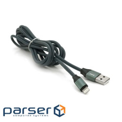 Кабель EMY MY-732, Lighting, 2.4A, Silver, Довжина 1м , BOX (YT-EMY / MY-732-L / S)