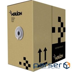 Network cable Merlion UTP 305м КНПт (4*2*0,50) [СCA] внешний, трос (03498)