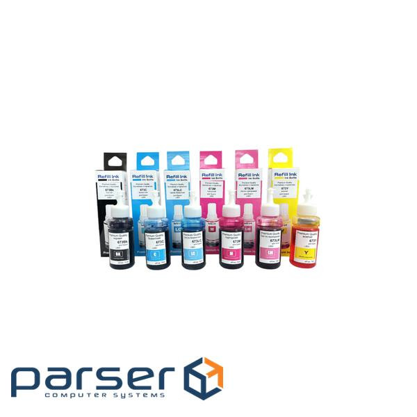 Чорнило Premium Quality Epson 673 SET BK/C/M/Y/LC/LM 6х70ml (70264951)