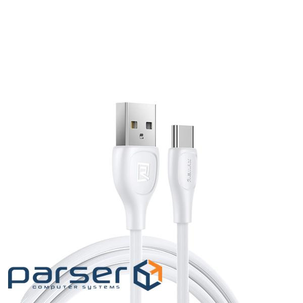 Кабель Remax Lesu Pro USB 2.0 to Type-C 2.1A 1M Білий (RC-160a-w)