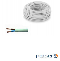 Cable Odeskabel PVSm 2 * 2.5 price per meter (bukh.200m) white (5324 200m)