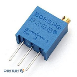 Резистор підбудовний BAOTER 3296W-1-503LF, 50 ком, 50 штук в упаковці, ціна за штуку