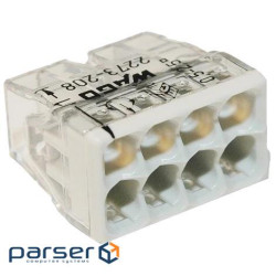 Клема Wago COMPACT 2273-208 8-провідна 0.5-2.5мм 2