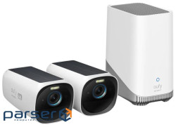 Комплект камер IP EUFY S330 - 2-Cam Kit + HomeBase 3 (Чорний + Білий) (T88713W1)