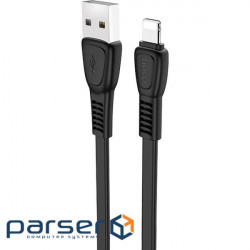 Cable HOCO X40 Noah USB-A to Lightning 1m Black (6931474711656)