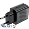 Зарядний пристрій 2xUSB 12W (USB-Ax2) A86 Black Acefast (6974316283270)