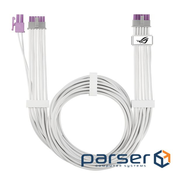 Кабель для видеокарты Asus ROG Equalizer 12V-2x6 ATX 3.1 & PCIe 5.1 White (90YE00BP-B0QA00)