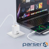 Зарядний пристрій XO 1xUSB 22.5W + 1xUSB-C PD30W white (CE42.white)