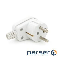 Вилка із заземленням кутова SQ-SN-03, 16A 250V, White, Q200 SQ-SN-03, 16A 250V, White, Q200