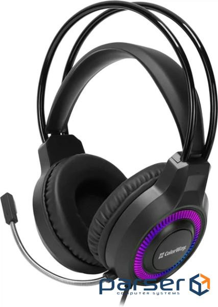 Навушники ColorWay GlowCore RGB Black (CW-HPG02BK)
