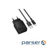 Зарядний пристрій BOROFONE BAS71A USB + cable USB to Micro 5P 2.1A black (6941991122590)