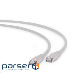 Патч-корд 1м Cablexpert SFTP, Серый, 1 м, 6 cat. (PP6A-LSZHCU-1M)