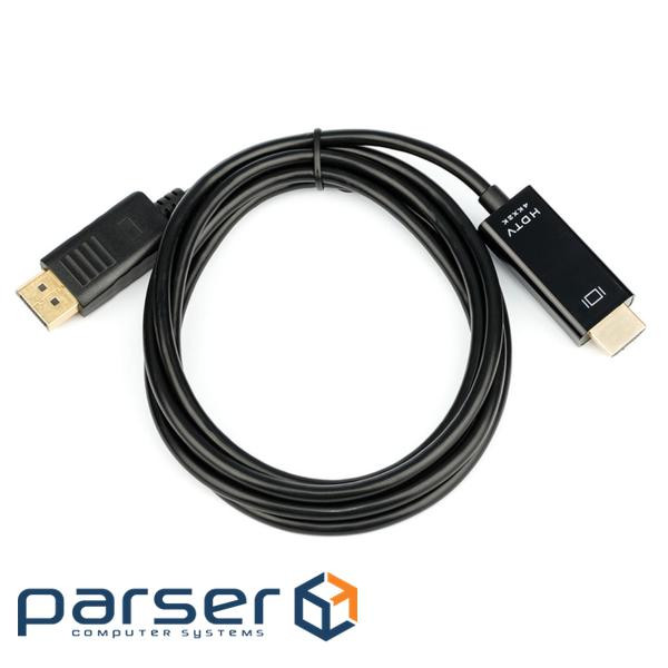 Кабель мультимедійний DisplayPort M to HDMI M 5.0m 8K/4K black Atcom (50100)