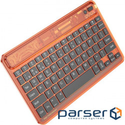 Клавіатура бездротова HOCO S55 Transparent Discovery Edition Citrus (6931474778895)