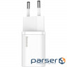 Зарядний пристрій Baseus Super Si Quick Charger 1C White (CCSP020102)