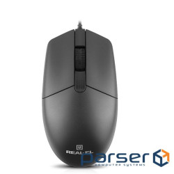 Миша REAL-EL RM-210 Black (EL123200036)