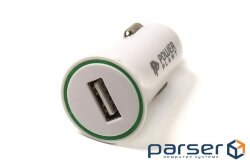 Зарядний пристрій PowerPlant 1*USB, 2.1A (SC230129)