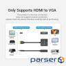 Конвертер відеосигналу VENTION HD Video Converter HDMI - VGA+Audio v1.4 Black (ACRBB)