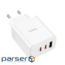 Зарядний пристрій HOCO C126A Pure White (6931474798725)